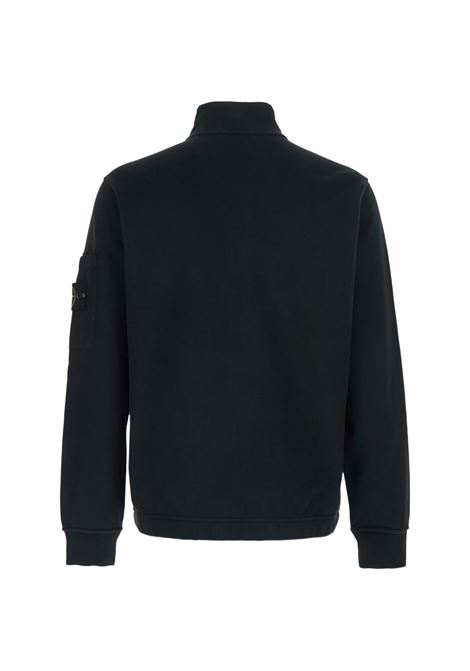 6100018 cotton fleece man black STONE ISLAND | L1S15 6100018 S0410V0029